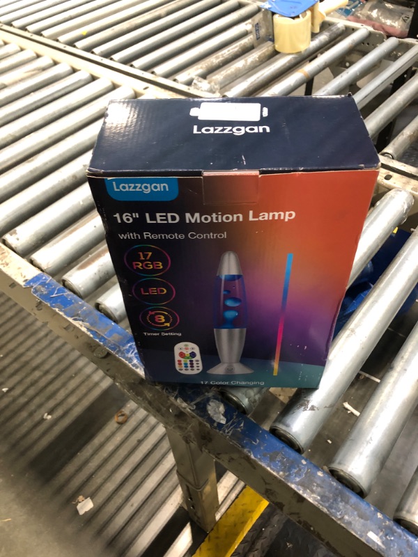 Photo 1 of 17 Color Changing LED Liquid Motion Lamp: 16 inches Night Lights with Remote Control, Home Decoration Mood Lighting, Christmas Gifts Table Lamp for Adults and Kids Bedroom,White Wax