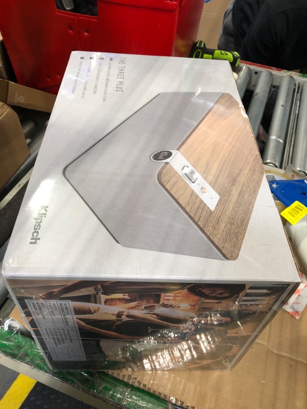 Photo 2 of ***FACTORY SEALED***
Klipsch The Three Plus Premium Bluetooth Speaker System, Walnut