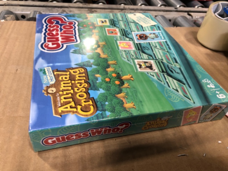 Photo 2 of ***FACTORY SEALED***
Winning Moves Animal Crossing Guess Who? Board Game, Play with Tom Nook, Margie, Harvey and Daisy Mae Asking yes and no Questions to Reveal Your Opponents Mystery Character, Gift for Ages 4 Plus