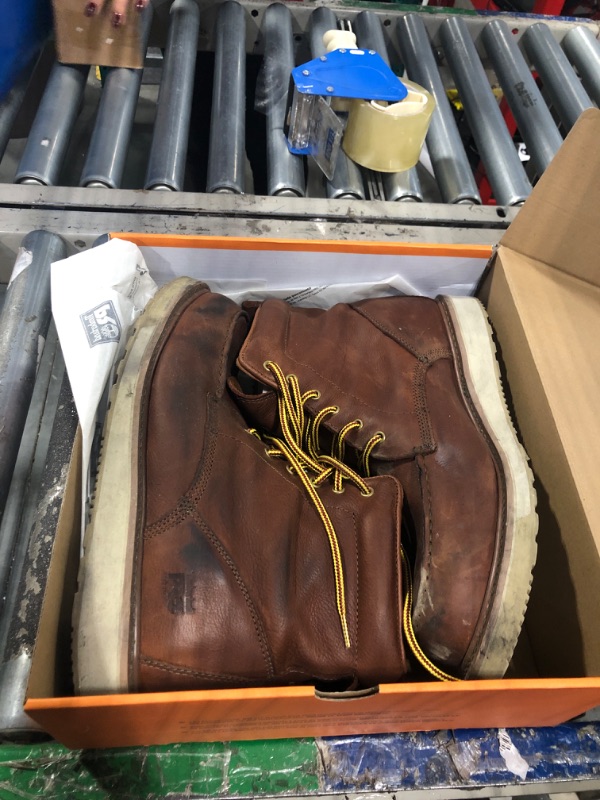 Photo 3 of ***USED***DIRTY*****Timberland PRO Men's Pro Wedge 6 Inch Moc Soft Toe Industrial Work Boot, Brown-2024 New, 15 Wide