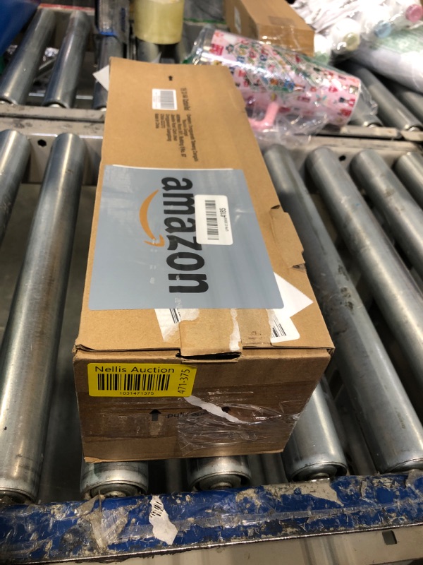 Photo 1 of KAMANINA Curtain Rods for Windows 72 to 144 Inches (6-12ft) Long Heavy Duty Curtain Rod, 7/8 Inch Adjustable Decorative Drapery Rods with Netted Texture Finials, Bronze