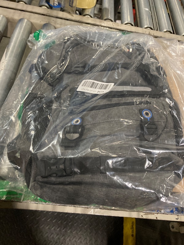 Photo 1 of RUCYEN Skateboard Backpack, Laptop Backpack with USB Charging Port, RFID Anti-Theft Lock, Waterproof Fabric, Fits up to 15.6 Inch Laptop, for Business Travel Men(Dark Grey)