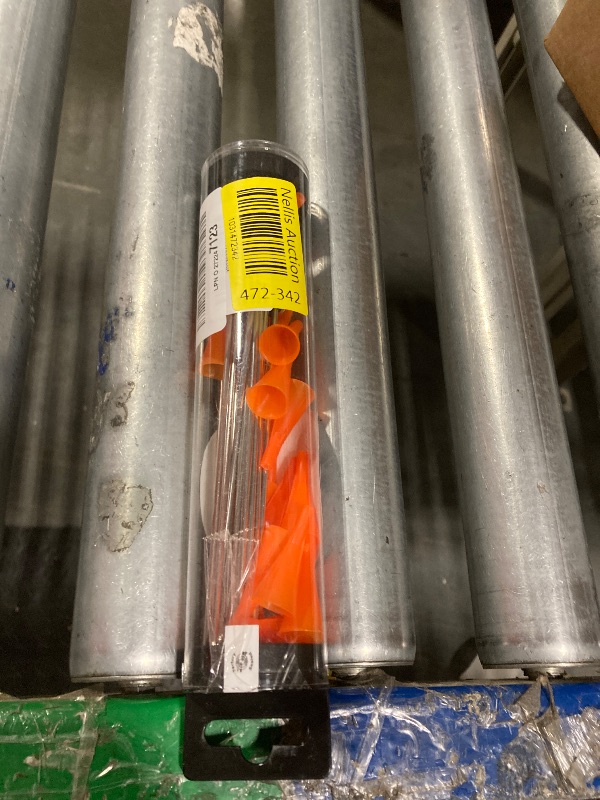 Photo 1 of FSFF .625 Blowgun Darts Whisper Razor Dart widest sharpest broadhead darts, 20 pack big 8.25” cold dart for 0.625 bore blowguns steel blade high visibility fletched accurate cone
