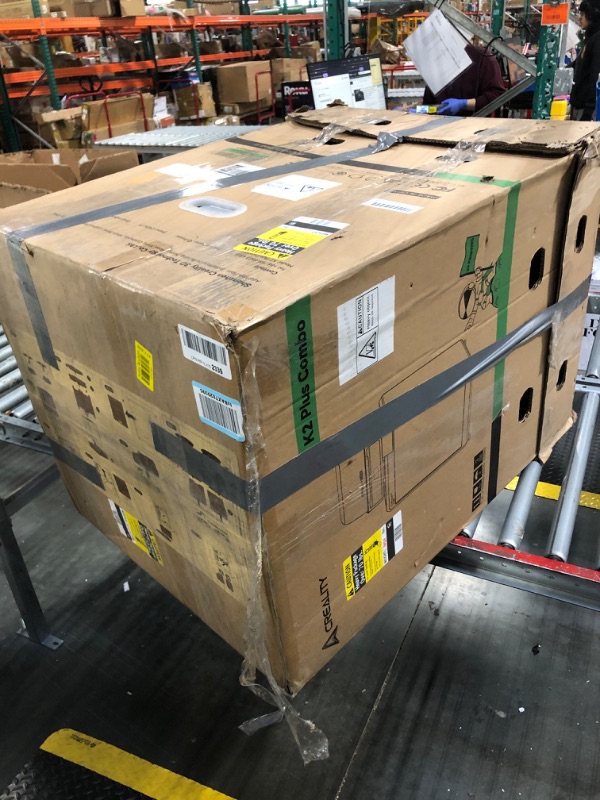 Photo 1 of Creality K2 Plus Combo 3D Printer, Multi Color Printing with New CFS, Max 600mm/s Printing Speed, Full-auto Leveling, Next-Gen Direct Drive Extruder, Dual Al Camera, Build Volume 350 * 350 * 350mm