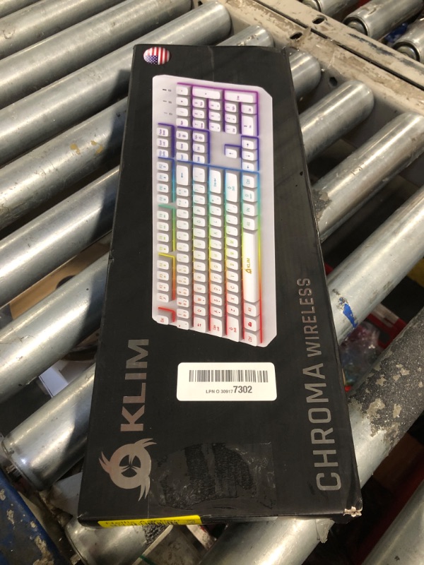 Photo 1 of KLIM Chroma Wireless Gaming Keyboard RGB - New 2024 - Long-Lasting Rechargeable Battery - Quick & Quiet Typing - Water Resistant Backlit Wireless Keyboard - Teclado Gamer - PC PS5 PS4 Xbox One Mac