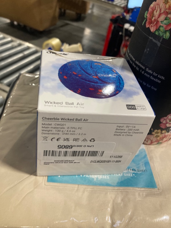 Photo 2 of ?New Material?Cheerble Smart Interactive Dog Toy, Wicked Ball AIR, Automatic Moving, Bouncing, and Rotating Ball, E-TPU Material, IPX7 Waterproof Rating, Active Rolling Ball for Medium and Large Dogs