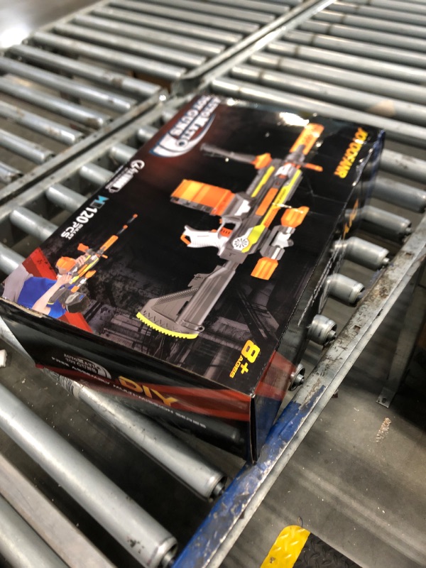 Photo 1 of Toy Guns Automatic Machine Gun with Tactical Vest Kit -Toy Sniper Gun Rifle with Bipod - Drum Magazine Clips and 120 Darts -Toys Foam Guns for Boys 8-12 Kids Adults Gifts for Birthday Christmas