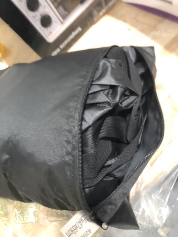 Photo 1 of Andacar Folding Mattress Storage Bag for Tri-Fold Mattress, Fits Up for King 6 Inch Mattress Folding Mattress Bag - 76.5 X27 X18.5 Inches