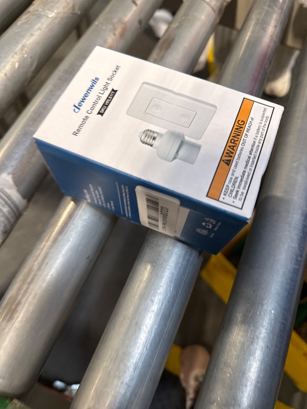 Photo 1 of DEWENWILS Remote Control Light Bulb Socket, Wireless Light Switch for Pull Chain Light Fixture, Remote Light Socket E26 E27 Bulb Base with Wall Mounted Wireless Controller, No Wiring, ETL Listed