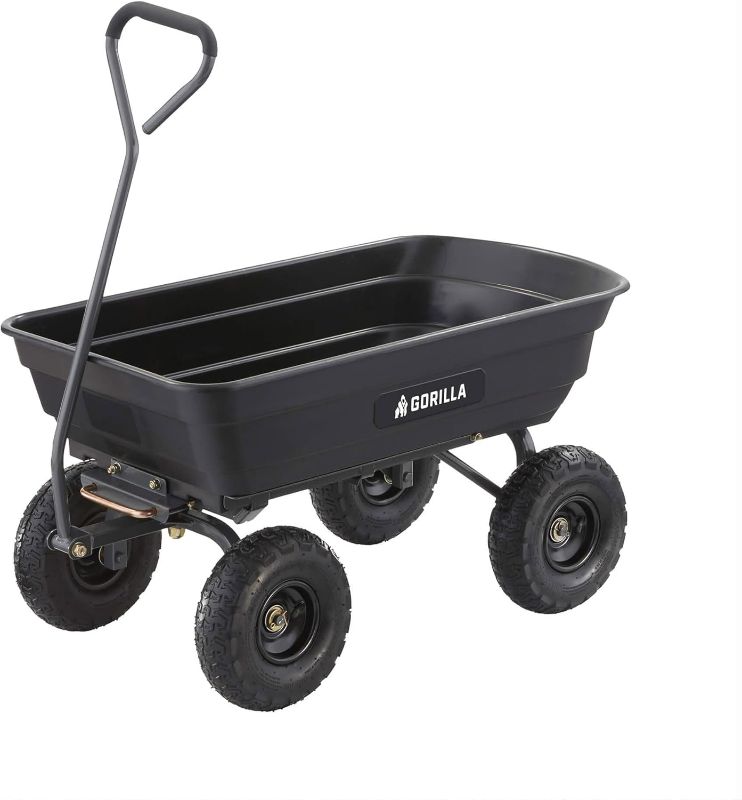 Photo 1 of ***SIMILAR ITEM*** Utility Cart with Steel Frame, 600 Pound Capacity, and 10 Inch Tires