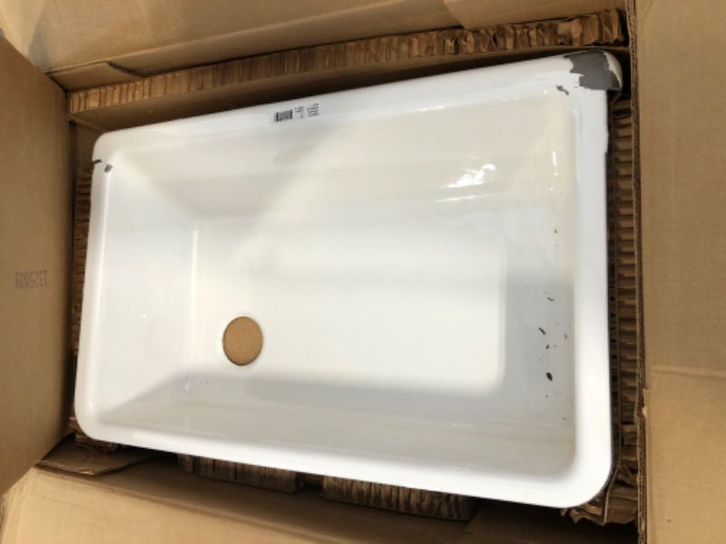 Photo 3 of ***SIMILAR ITEM*** **CHIPPED** Undermount Bathroom Sink