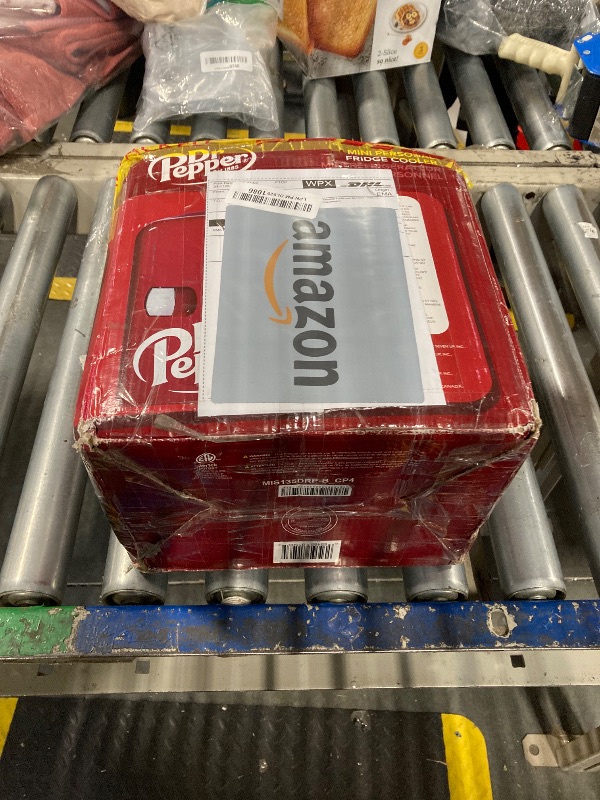 Photo 1 of CURTIS MIS135DRP DR. Pepper Mini Portable Compact Personal Fridge Cooler, 4 Liter Capacity, 6 Cans, Makeup, Skincare, Freon-Free & Eco Friendly, Maroon