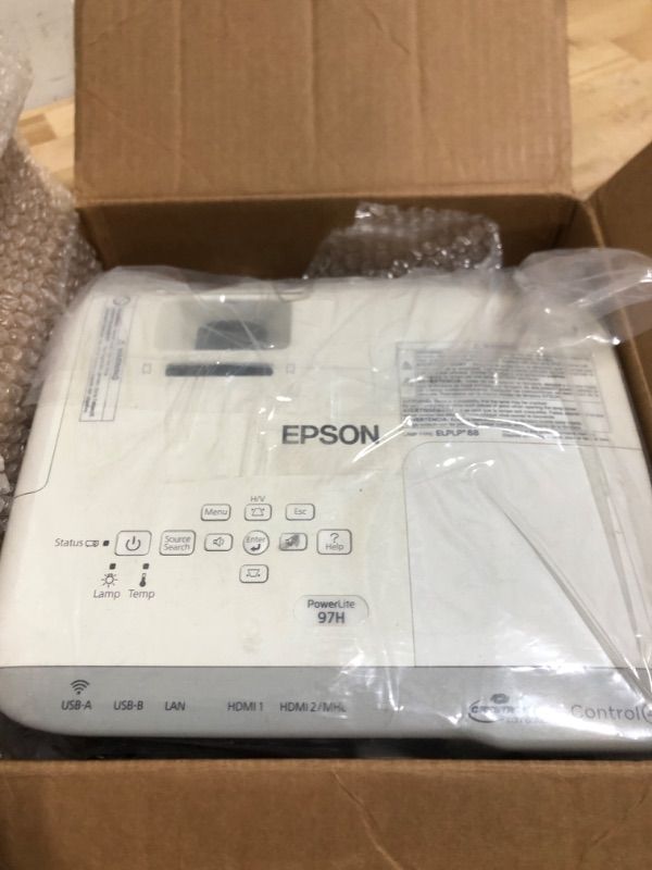 Photo 1 of Epson V11H688020 LCD Projector, PowerLite 97H