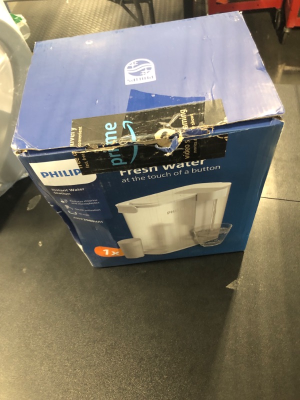 Photo 1 of PHILIPS GoZero Next-gen Instant Water Filter Pitcher, Rechargeable Battery, Mirco-X Clean Technology, 3L 12 Cups, 1L/min Fast Flow, Countertop Filtered Water Purifier Jug for Tap Water, 1 Filter