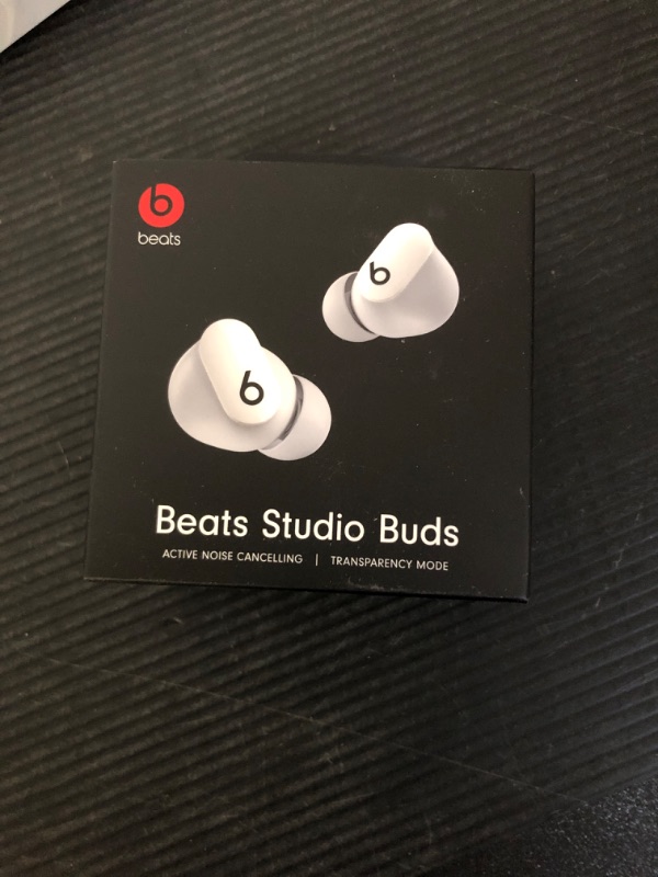 Photo 2 of Beats by Dr. Dre - Beats MJ4Y3LL/A Studio Buds True Wireless Noise Cancelling Earbuds - White