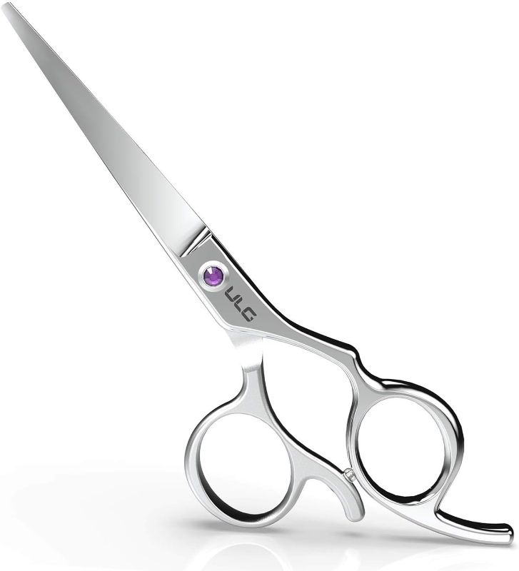 Photo 1 of Hair Cutting Scissors, ULG Hair Shears, Professional Haircut Scissors, Japanese Stainless Steel Barber Scissors, Hair Trimming Razor Edge Scissor 6.5 inch Hair Scissors for Hairdressing, Home, Salon
