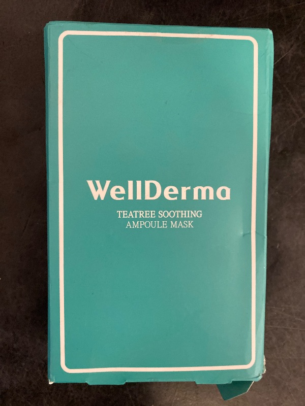 Photo 1 of WellDerma TeaTree Soothing Ampoule Mask Paper Box 25ml *10 pcs