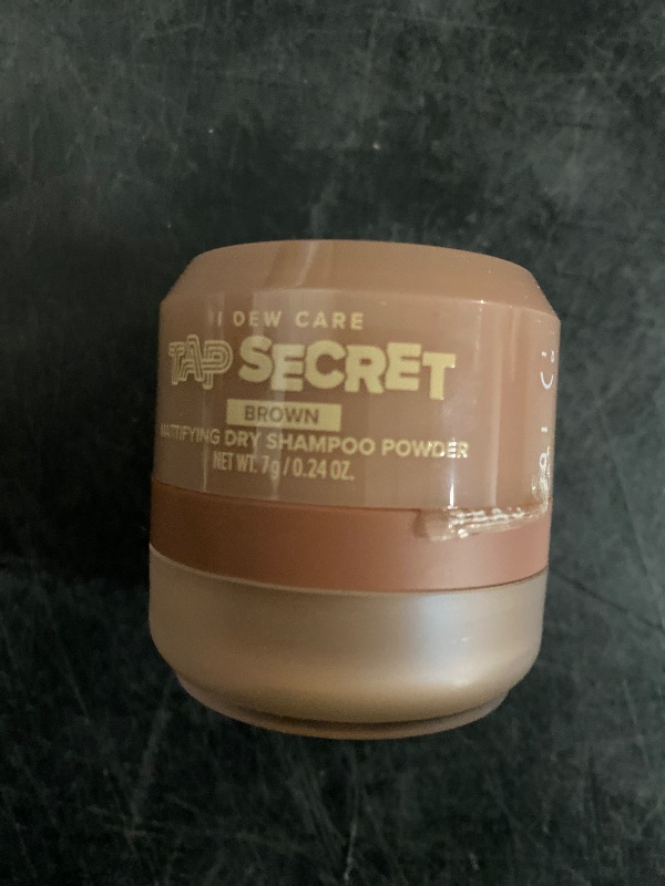 Photo 1 of I DEW CARE Biotin Clarifying Dry Shampoo - Tap Secret Brown | Strengthening & Volumizing, Powder Type, Refillable, Travel size, Non-aerosol, Brunette, Korean Ginseng, Easter Basket Stuffers, 0.24 Oz