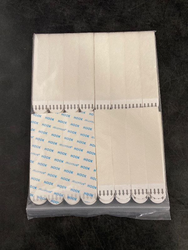 Photo 1 of 20-Pairs(40 Strips) XL Picture Hanging Strips, Removable Hook and Loop Tape, Picture Hanger Damage Free, Adhesive Strips for Frame Hanging and Christmas Decorations, Heavy Duty