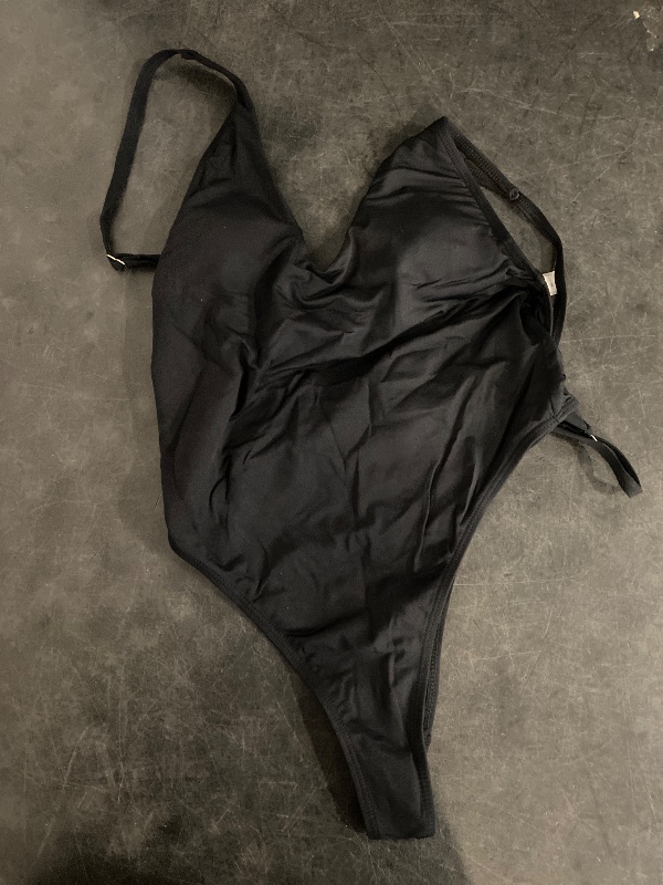 Photo 1 of M/L High Cut Thong One Piece Sexy Swimsuit Low Back Cheeky Bathing Suits for Women Backless Brazilian Swimwear