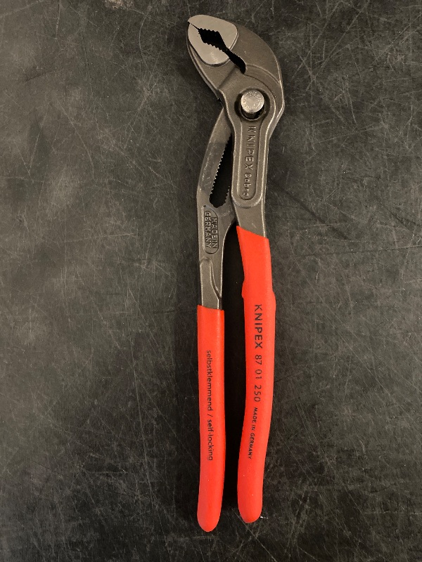 Photo 1 of KNIPEX Tools - Cobra Water Pump Pliers (8701250), Red,10-Inch