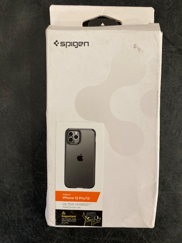 Photo 1 of Spigen Ultra Hybrid Designed for iPhone 12 Pro Max Case (2020). - Matte Black