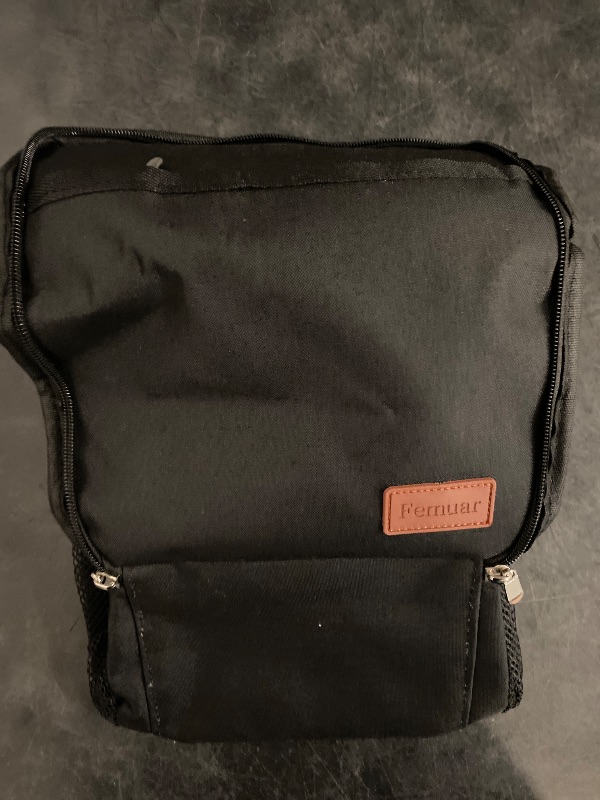 Photo 1 of Femuar Lunch Box for Men Women Adults Small Lunch Bag for Office Work Picnic - Reusable Portable Lunchbox, Black