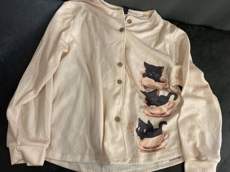 Photo 1 of 3XL Women's Cable Knit Cardigan Open Front Button Down Oversized Soft Cardigan Sweaters Fall Winter Outwear