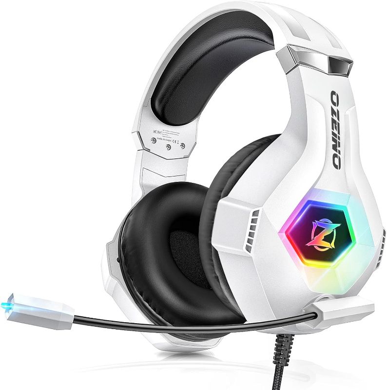 Photo 1 of Gaming Headset for PC, Ps4, Ps5, Xbox Headset with 7.1 Surround Sound, Gaming Headphones with Noise Cancelling Mic, Over Ear Headphones for Switch, GEM Box, Atari 2600 System, Sega Game Gear