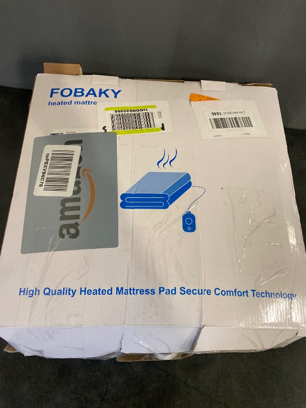 Photo 1 of Heated Mattress Pad Queen 80"×60", Fits Mattresses up to 25.6" Deep, 10 Heat Settings, Dual Controllers, Fast Heating, Memory & Preheat Functions, 12-Hour Auto-Off