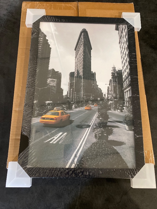 Photo 1 of Americanflat 11x17 Picture Frame with Shatter-Resistant Glass - Gallery Style Frame with Engineered Wood - Signature Collection - Photo Frame for Wall Display - Dark Oak