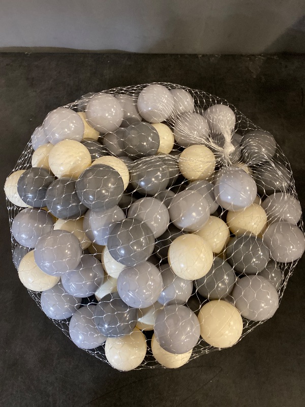 Photo 1 of  Ball Pit Balls for Toddlers - 100Pcs Crush Proof Plastic Toy Balls for Toddler Ball Pit, Ball Pit Play Tent, Baby Pool Water Toys, Kiddie Pool, Party Decoration, Photo Props