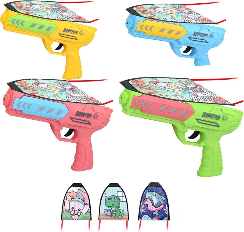 Photo 1 of Kite Launcher Toys, 2023 New Kite Toy Set with Launcher Ejection Kite Beach Toy, Funny Beach Kite Toy Outdoor Toys for Kids Birthday Gifts