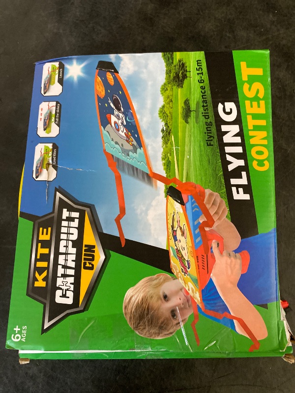 Photo 1 of Kite Launcher Toys, 2023 New Kite Toy Set with Launcher Ejection Kite Beach Toy, Funny Beach Kite Toy Outdoor Toys for Kids Birthday Gifts