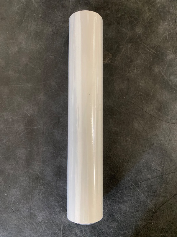 Photo 1 of Heat Transfer Vinyl Hisiu White HTV, 2Rolls 12"x25ft White HTV Vinyl Compatible with Cricut Joy Explore Air 2 and Silhouette Cameo 5, White Heat Transfer for T-Shirts, Iron on Vinyl, Easy to Cut