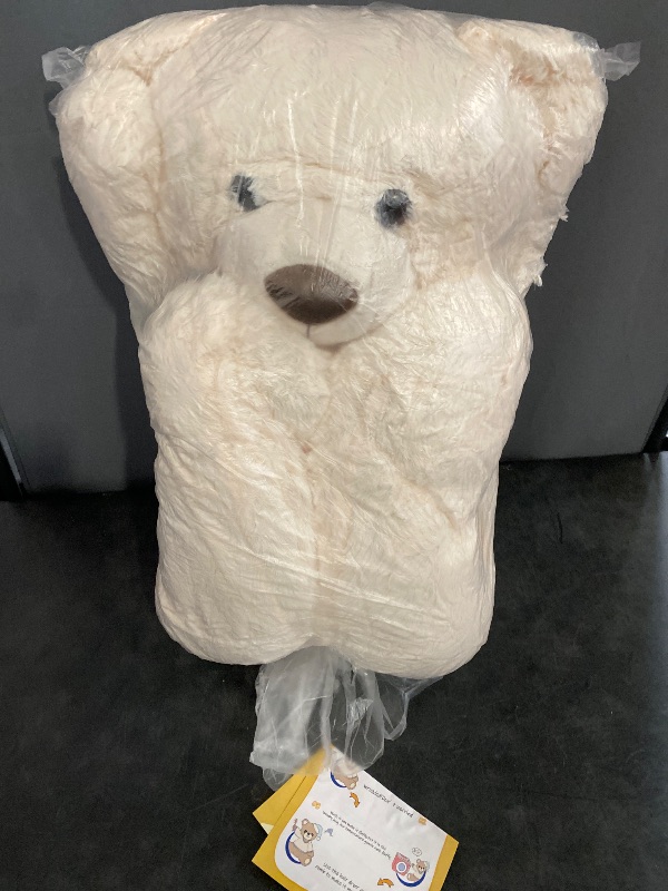 Photo 1 of MaoGoLan Giant Teddy Bear Big 4 Feet Stuffed Animal Stuffed Bear Baby Shower Life Size Large Teddy for Girlfriend Boyfriend Wife Children