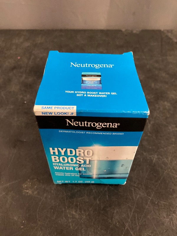 Photo 1 of Neutrogena Hydro Boost Water Gel, 24 Hr Hydration for Normal/Oily Skin, Signature Fragrance, Face Moisturizer with Hyaluronic Acid, Skin Care for Juicy, Deeply Hydrated Skin, 1.7 oz
