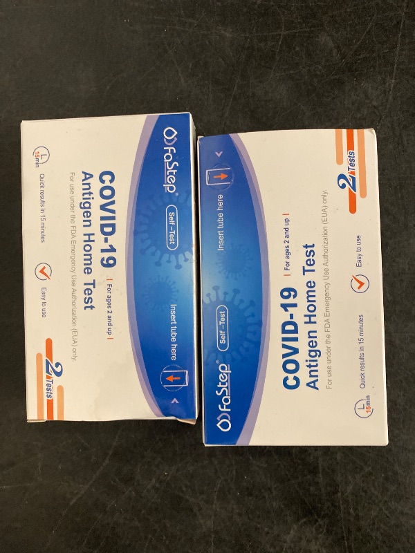 Photo 1 of Rapid 15 Minutes COVID-19 Antigen Home Test (2 Pack, 4 Tests Total)