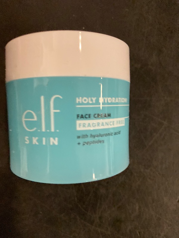 Photo 1 of e.l.f. SKIN Holy Hydration! Face Cream, Fragrance Free, Smooth, Non-Greasy, Lightweight, Nourishing, Moisturises, Softens, Absorbs Quickly, Suitable For All Skin Types