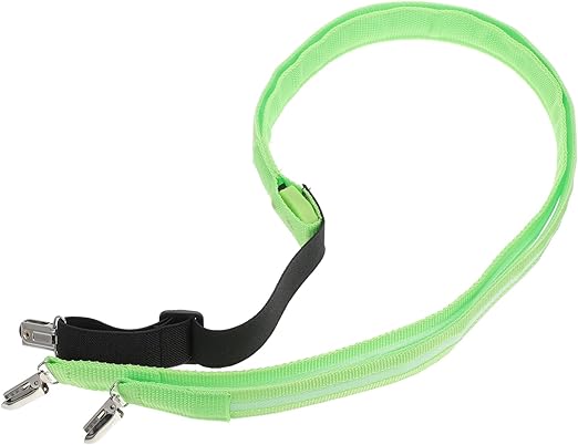 Photo 1 of Creative Elastic Suspenders LED Costume Accessories Glow Suspenders Blue Neon LED Elastic Clip on