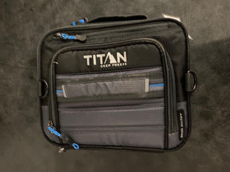 Photo 1 of Arctic Zone 1356897 Artic Zone Titan Deep Freeze Lunch Bag Black, Plastic, 1 Kilogram