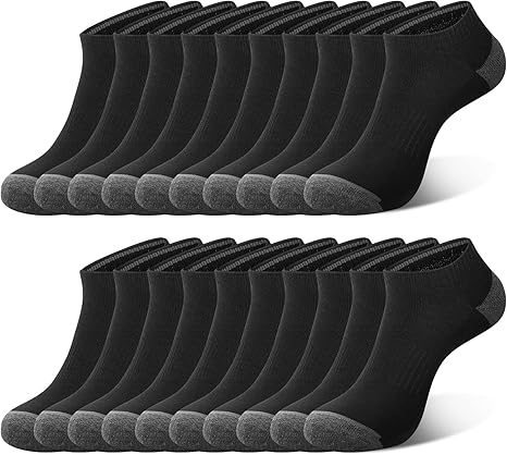 Photo 1 of M/L COOVAN 10 Pack Mens Ankle Low Cut Socks Athletic Cushion Casual Socks