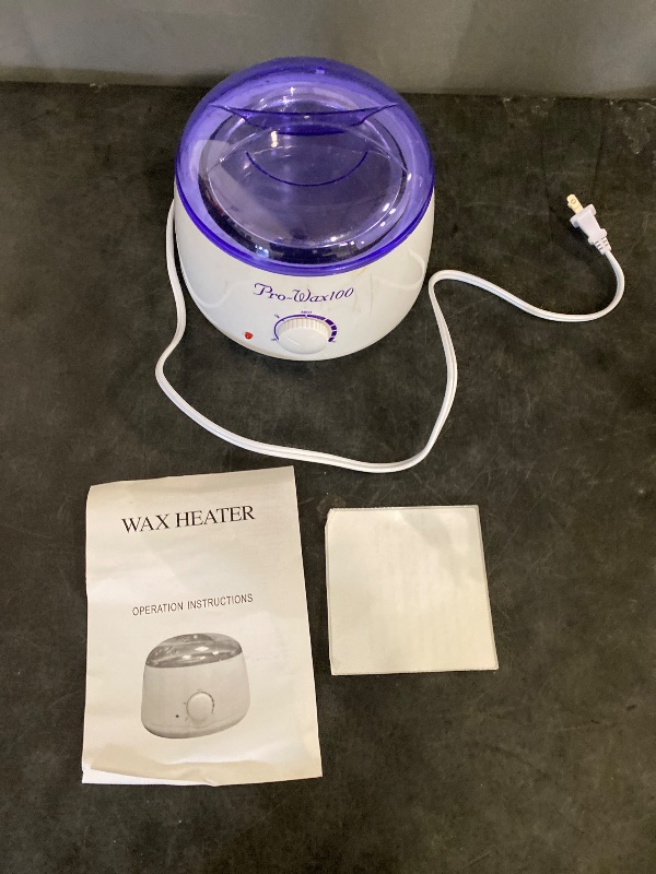 Photo 1 of 100 Hot Wax Heater/Warmer Salon Spa Beauty Equipment for Hard Strip Waxing 400ML, White