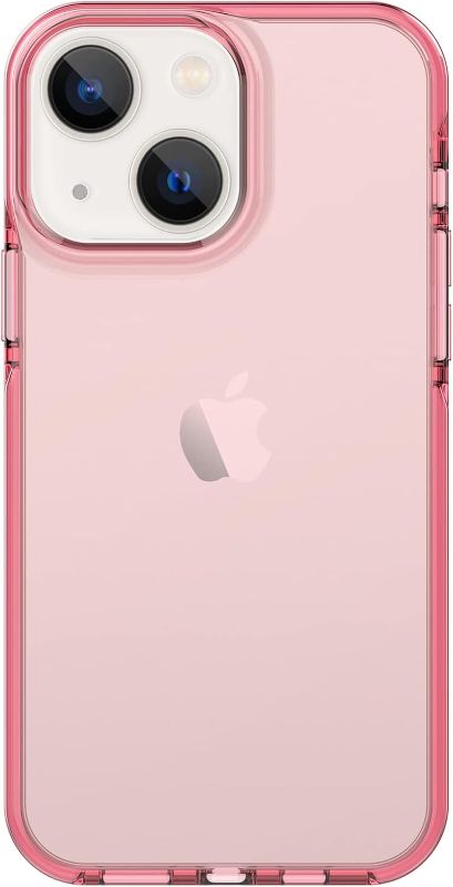 Photo 1 of Designed for iPhone 14 Case and iPhone 13 Case, 6.6ft Drop Protection, Full Body Screen Camera Protective Phone Case,Pink