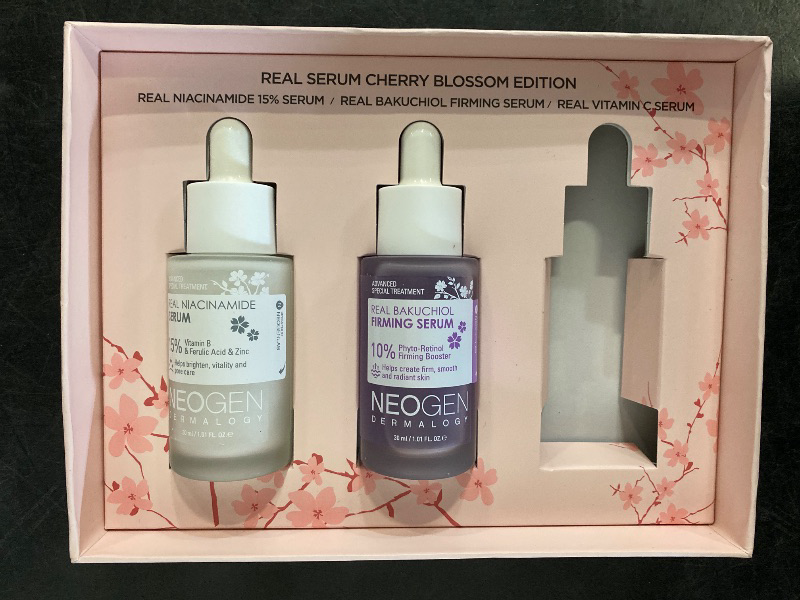 Photo 1 of Neogen Dermalogy Real Serum Collection - Niacinamide, Vitamin C, Retinol, Bakuchiol, Panthenol, Peptide to combat acne, pigmentation, wrinkles, dry skin, dullness - Korean Skin Care