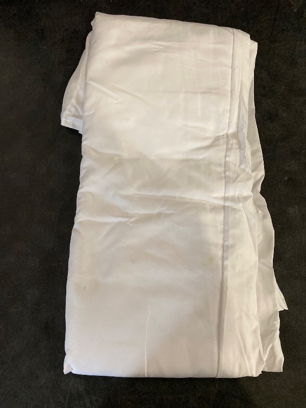 Photo 1 of King Bed Skirt - Luxury Hotel Quality 15-Inch Drop - Tailored, Wrinkle & Fade Resistant (King, White)
