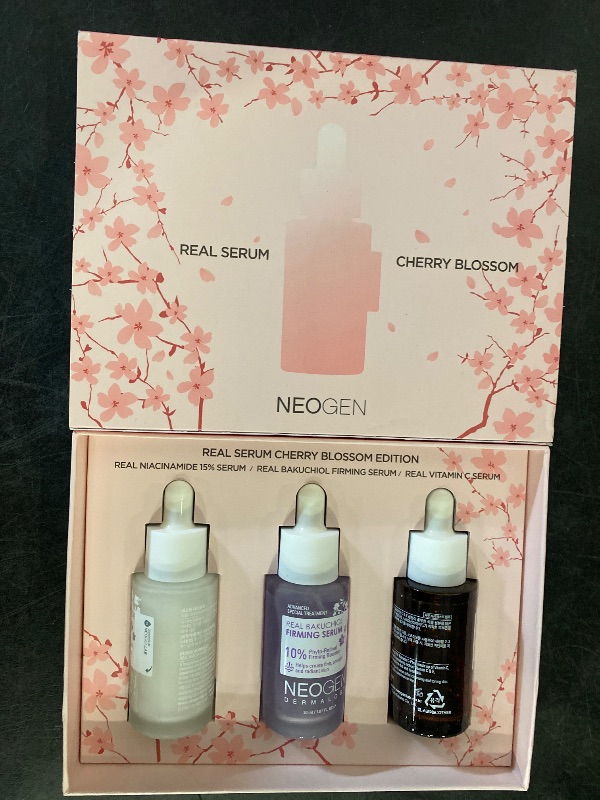 Photo 1 of Neogen Dermalogy Real Serum Collection - Niacinamide, Vitamin C, Retinol, Bakuchiol, Panthenol, Peptide to combat acne, pigmentation, wrinkles, dry skin, dullness - Korean Skin Care