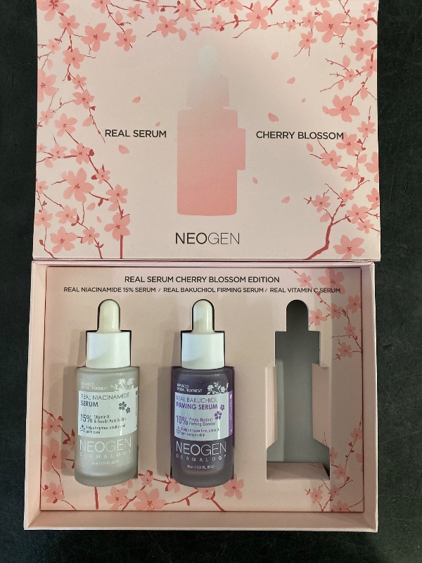 Photo 1 of Neogen Dermalogy Real Serum Collection - Niacinamide, Vitamin C, Retinol, Bakuchiol, Panthenol, Peptide to combat acne, pigmentation, wrinkles, dry skin, dullness - Korean Skin Care
