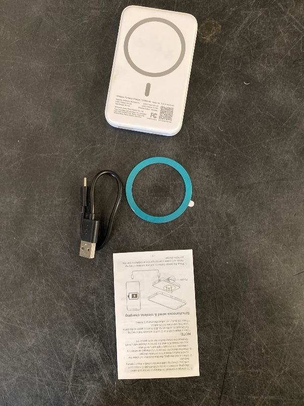 Photo 1 of 2025 Magnetic Power Bank for iPhone,5000mAh Magsafe Battery Pack with 20w Fast Charging,Slim Magsafe Power Bank USB C in&Out,with LED Display,Wireless Portable Charger for iPhone 16/15/14/13/12 Series