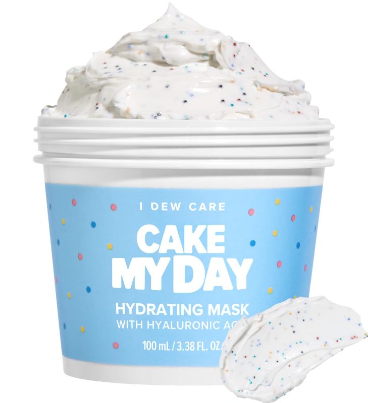Photo 1 of I DEW CARE Wash Off Face Mask - Cake My Day | With Hyaluronic Acid, Self Skin Care, Facial Treatment, Vegan, Cruelty-Free, Paraben-Free, Exfoliating, Deep Cleansing, Mother's Day, 3.38 Oz